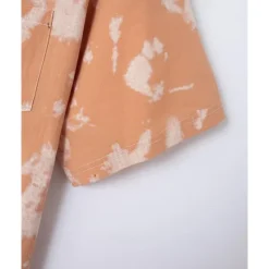 Sale OUKU Men's Shirt Summer Shirt Casual Shirt Beach Shirt Button Up Shirt Light Green Pink Wine Orange khaki Short Sleeve Tie Dye Lapel Vacation Hawaiian Front Pocket Clothing Apparel Fashion Casual