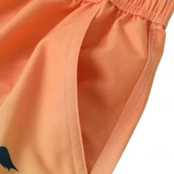 Discount OUKU Men's Shorts Beach Shorts Pocket Drawstring Elastic Waist Graphic Leaf Tree Breathable Quick Dry Knee Length Outdoor Vacation Home Vacation Ethnic Style Lake blue Dark Blue / Red Micro-elastic