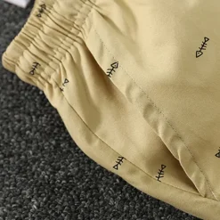 Hot OUKU Men's Shorts Casual Shorts Elastic Waist Straight Leg Graphic Comfort Breathable Knee Length Sports Outdoor Daily 100% Cotton Stylish Casual / Sporty Black White