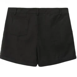 Online OUKU Men's Shorts Chino Shorts Bermuda shorts Work Shorts Pocket Plain Comfort Breathable Short Casual Daily Beach Fashion Stylish Black White Micro-elastic