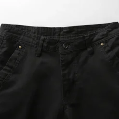 Hot OUKU Men's Shorts Chino Shorts Bermuda shorts Pocket Plain Comfort Breathable Outdoor Daily Going out 100% Cotton Fashion Streetwear Black Navy Blue