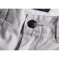 New OUKU Men's Shorts Chino Shorts Bermuda shorts Pocket Plain Comfort Breathable Outdoor Daily Going out Fashion Streetwear Black Red