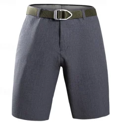 Clearance OUKU Men's Shorts Dress Shorts Summer Shorts Casual Shorts Golf Shorts Button Up Multi Pocket Plain Comfort Wearable Knee Length Outdoor Sport Daily Fashion Casual Black Navy Blue