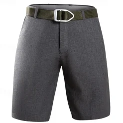 Clearance OUKU Men's Shorts Dress Shorts Summer Shorts Casual Shorts Golf Shorts Button Up Multi Pocket Plain Comfort Wearable Knee Length Outdoor Sport Daily Fashion Casual Black Navy Blue