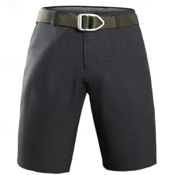 Clearance OUKU Men's Shorts Dress Shorts Summer Shorts Casual Shorts Golf Shorts Button Up Multi Pocket Plain Comfort Wearable Knee Length Outdoor Sport Daily Fashion Casual Black Navy Blue