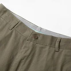 Online OUKU Men's Shorts Dress Shorts Summer Shorts Work Shorts Golf Shorts Buttons Multi Pocket Plain Comfort Wearable Knee Length Outdoor Sport Daily Fashion Casual Black Brown