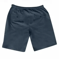 Outlet OUKU Men's Shorts Linen Shorts Summer Shorts Pocket Elastic Waist Drawstring Plain Outdoor Daily Going out Holiday Casual Black White