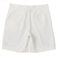 Best OUKU Men's Shorts Linen Shorts Summer Shorts Buttons Pocket Straight Leg Plain Comfort Breathable Short Home Simple Classic Style Black White