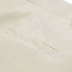 Clearance OUKU Men's Shorts Linen Shorts Dress Shorts Summer Shorts Buttons Pocket Straight Leg Plain Comfort Breathable Short Casual Daily Holiday Fashion Designer White Sky Blue