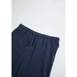 Best OUKU Men's Shorts Linen Shorts Summer Shorts Beach Shorts Capri Pants Pocket Drawstring Elastic Waist Plain Comfort Breathable Outdoor Daily Going out Fashion Streetwear Black White