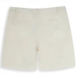New OUKU Men's Shorts Linen Shorts Dress Shorts Summer Shorts Beach Shorts Zipper Plain Comfort Breathable Short Outdoor Daily Streetwear Stylish Casual Black White Inelastic