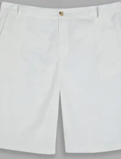 Online OUKU Men's Shorts Linen Shorts Dress Shorts Summer Shorts Beach Shorts Plain Breathable Soft Short Casual Daily Holiday Fashion Streetwear Black Beige Inelastic