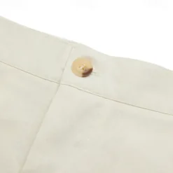 OUKU Men's Shorts Linen Shorts Dress Shorts Summer Shorts Zipper Buttons Pocket Plain Comfort Breathable Knee Length Outdoor Daily Going out Fashion Streetwear White Sky Blue