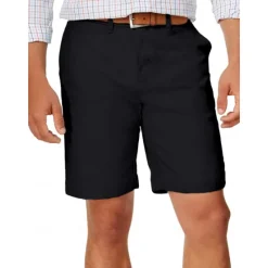 OUKU Men's Shorts Linen Shorts Dress Shorts Summer Shorts Plain Comfort Breathable Outdoor Daily Going out Fashion Casual Black White