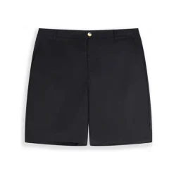 OUKU Men's Shorts Linen Shorts Dress Shorts Summer Shorts Plain Comfort Breathable Outdoor Daily Going out Fashion Casual Black White