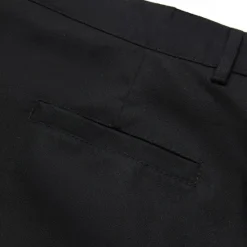Online OUKU Men's Shorts Linen Shorts Dress Shorts Summer Shorts Zipper Pocket Buttons Plain Comfort Soft Outdoor Daily Going out Fashion Casual Black White