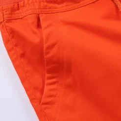 Hot OUKU Men's Shorts Summer Shorts Casual Shorts Pocket Drawstring Elastic Waist Plain Comfort Breathable Sports Outdoor Holiday Going out Cotton Blend Stylish Basic Black White