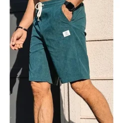 Outlet OUKU Men's Shorts Summer Shorts Casual Shorts Pocket Drawstring Elastic Waist Plain Comfort Breathable Short Outdoor Vacation Sport Casual Black White