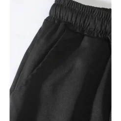 Clearance OUKU Men's Shorts Summer Shorts Casual Shorts Pocket Drawstring Elastic Waist Plain Comfort Breathable Short Outdoor Vacation Sport Casual Black Royal Blue