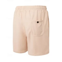 Sale OUKU Men's Shorts Summer Shorts Casual Shorts Pocket Drawstring Elastic Waist Plain Comfort Breathable Short Outdoor Vacation Sport Casual Black Navy Blue Micro-elastic