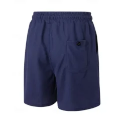 Sale OUKU Men's Shorts Summer Shorts Casual Shorts Pocket Drawstring Elastic Waist Plain Comfort Breathable Short Outdoor Vacation Sport Casual Black Navy Blue Micro-elastic