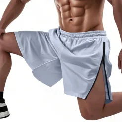 Outlet OUKU Men's Shorts Summer Shorts Casual Shorts Pocket Drawstring Elastic Waist Plain Comfort Breathable Short Outdoor Vacation Sport Casual Black White