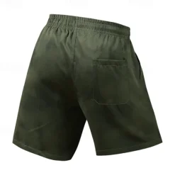 Outlet OUKU Men's Shorts Summer Shorts Casual Shorts Pocket Drawstring Elastic Waist Plain Comfort Breathable Short Outdoor Vacation Sport Casual Black Army Green