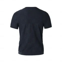 Discount OUKU Men's Silk Linen Cotton T Shirt Checkerboard Crew Neck School Training Short Sleeve Crewneck Knitting Clothing Apparel Knitwear Vacation Vintage Neutral