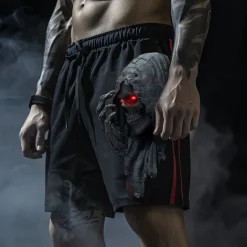 Outlet OUKU Men's Skull Swim Trunks Swim Shorts Board Shorts Mid Waist Fashion Streetwear Designer Casual Daily Holiday Pocket Drawstring Elastic Waist Designer Clothing Apparel Black