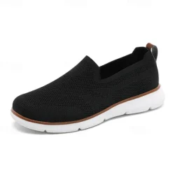 Best OUKU Men's Slip-On Knit Sneakers, Breathable Mesh Upper with Comfortable Fit, Casual Lightweight Shoes for Everyday and Outdoor Activities