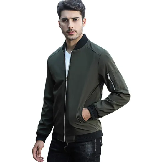 Clearance OUKU Men's Softshell Flight Bomber Jacket Military Tactical Jacket Slim Fit Casual Outdoor Sun Protection Quick Dry Lightweight Windbreaker Jacket Trench Coat Outerwear Top Full Zipper Hunting Fishing