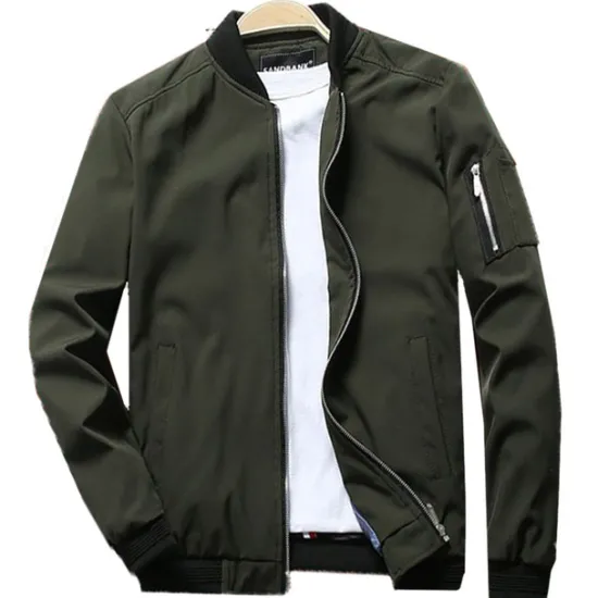 Clearance OUKU Men's Softshell Flight Bomber Jacket Military Tactical Jacket Slim Fit Casual Outdoor Sun Protection Quick Dry Lightweight Windbreaker Jacket Trench Coat Outerwear Top Full Zipper Hunting Fishing