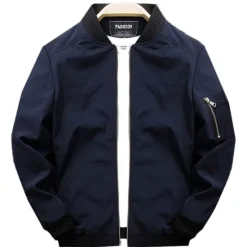 Clearance OUKU Men's Softshell Flight Bomber Jacket Military Tactical Jacket Slim Fit Casual Outdoor Sun Protection Quick Dry Lightweight Windbreaker Jacket Trench Coat Outerwear Top Full Zipper Hunting Fishing