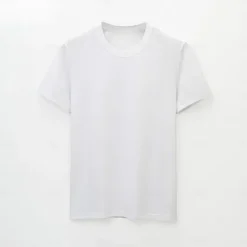 New OUKU Men's Sorona Cotton T Shirt Solid Color Crew Neck School Training Short Sleeve Crewneck Clothing Apparel Sports Neutral Daily Sports & Outdoors