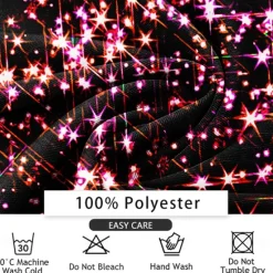 Best OUKU Men's Sparkly Glittery Long Sleeve Turndown Artistic Casual Party Evening Wear Daily New Year Eve Buttons 3D Print Multi Pocket