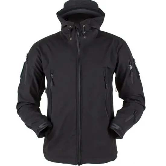 Best OUKU Men's Special Ops Military Tactical Soft Shell Jacket Coat Hunting Fleece Hooded Coat Outdoor Thermal Warm Waterproof Windproof Fleece Lined Lightweight Winter Trench Coat Top Camping Fishing