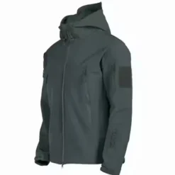 Best OUKU Men's Special Ops Military Tactical Soft Shell Jacket Coat Hunting Fleece Hooded Coat Outdoor Thermal Warm Waterproof Windproof Fleece Lined Lightweight Winter Trench Coat Top Camping Fishing