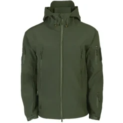 Best OUKU Men's Special Ops Military Tactical Soft Shell Jacket Coat Hunting Fleece Hooded Coat Outdoor Thermal Warm Waterproof Windproof Fleece Lined Lightweight Winter Trench Coat Top Camping Fishing