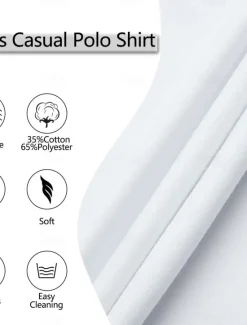 OUKU Men's Sport Polo Golf Shirt Casual Sports Tops Ribbed Polo Collar Short Sleeve Fashion Basic Solid Color Patchwork Summer Regular Fit Black White Red Blue Green Sport Polo