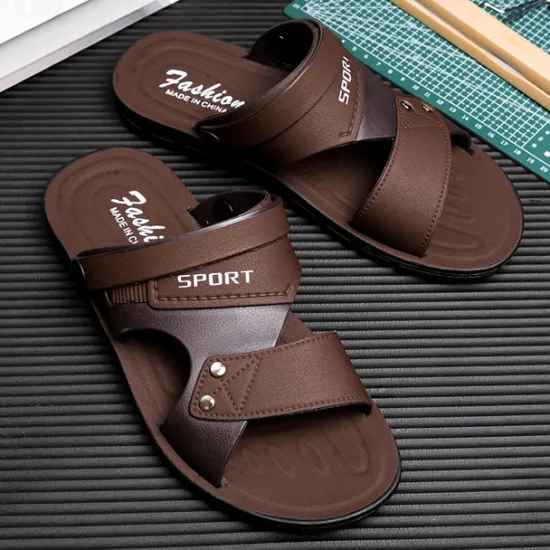 Online OUKU Men's Sport Sandals with Adjustable Straps, Comfortable Outdoor Footwear for Beach, Hiking, and Casual Wear