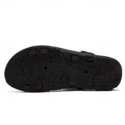 Online OUKU Men's Sport Sandals with Adjustable Straps, Comfortable Outdoor Footwear for Beach, Hiking, and Casual Wear
