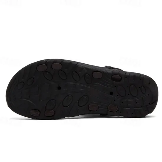 Online OUKU Men's Sport Sandals with Adjustable Straps, Comfortable Outdoor Footwear for Beach, Hiking, and Casual Wear
