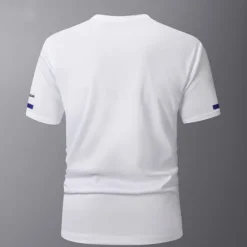 Discount OUKU Men's Sport T Shirt Quick Dry Tee Crew Neck Summer Solid Color Plain Short Sleeves Sports & Outdoors Casual Basic Fitness Casual Daily Dark Grey White Black Top Tee for Men