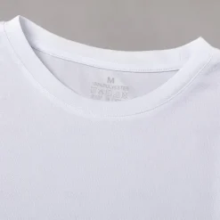 Discount OUKU Men's Sport T Shirt Quick Dry Tee Crew Neck Summer Solid Color Plain Short Sleeves Sports & Outdoors Casual Basic Fitness Casual Daily Dark Grey White Black Top Tee for Men