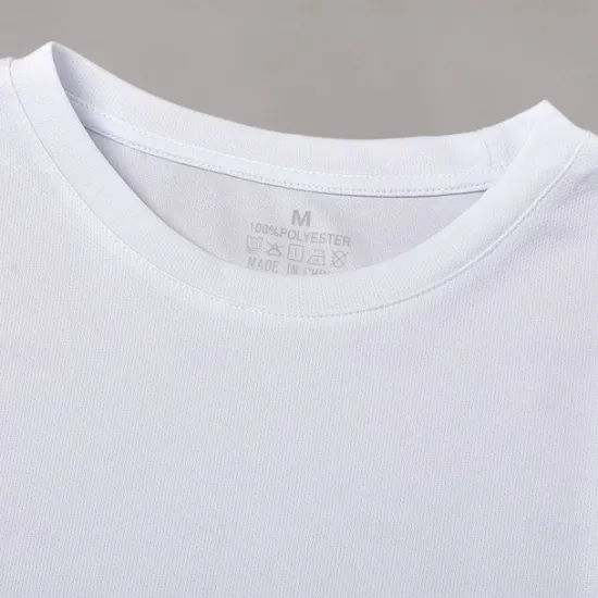 Discount OUKU Men's Sport T Shirt Quick Dry Tee Crew Neck Summer Solid Color Plain Short Sleeves Sports & Outdoors Casual Basic Fitness Casual Daily Dark Grey White Black Top Tee for Men