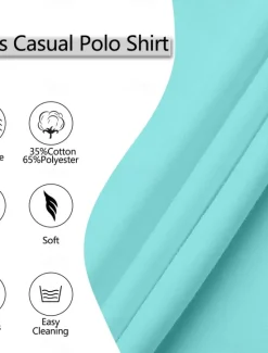 Online OUKU Men's Sports Polo Shirts Golf Shirt Casual Ribbed Polo Collar Short Sleeve Fashion Basic Solid Color Patchwork Summer Regular Fit Black White Red Blue Green Sports Polo Shirts