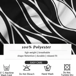 Discount OUKU Men's Striped Geometric Pattern Shirt Dress Shirt Button Up Shirt Long Sleeve Business Casual Daily Fall Winter Spring & Summer Turndown Button Up 3D Print Black Blue Green