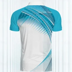 Outlet OUKU Men's Striped Sports Polo Shirts Golf Shirt Short Sleeve Polo Shirts Collared Shirts Casual Sportswear Vacation Wear Buttons 3D Print Spring & Summer White