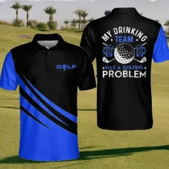 New OUKU Men's Striped Sports Polo Shirts Golf Shirt Short Sleeve Polo Shirts Collared Shirts Casual Sportswear Vacation Wear Buttons 3D Print Yellow Red Royal Blue