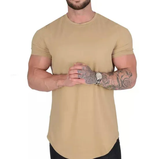 OUKU Men's Summer Shirt T shirt Tee Crew Neck Short Sleeve Sports & Outdoor Vacation Going out Casual Daily Soft Plain Black White Activewear Fashion Sport